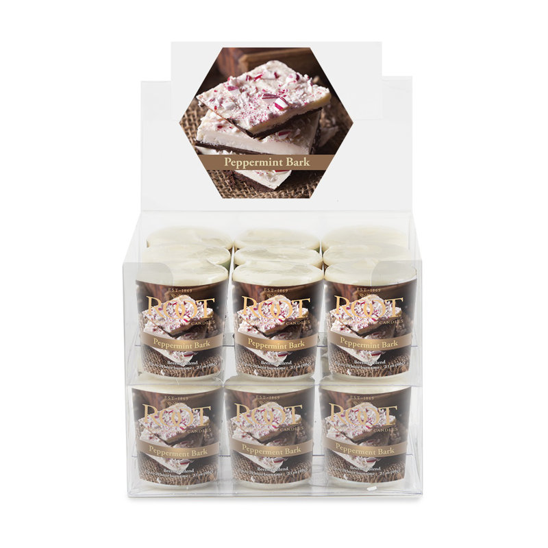 Peppermint Bark Scented Votive Candle