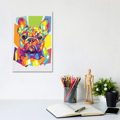 «French Bulldog» par Dayat Banggai - impression sur toile tendue