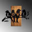 Handmade Wall Decor on Solid Wood