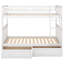Lit superposé simple au-dessus de simple avec tiroirs, lits convertibles-1058874236-1058874238