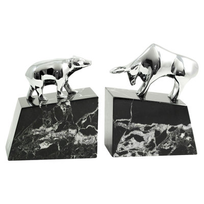 Modern & Contemporary Marble Non-Skid Bookends