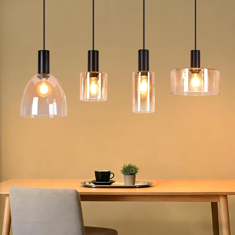 4 - Light Matte Black Pendant