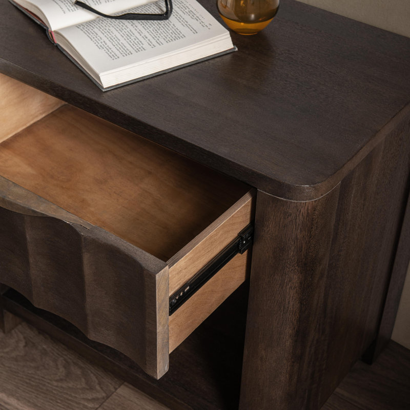Baylee Mango Wood Nightstand