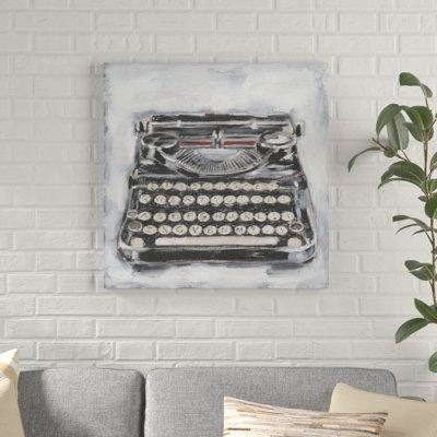 " Vintage Typewriter I " by Ethan Harper Painting Print