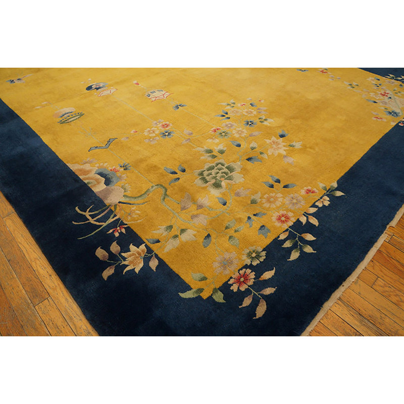 Tapis antique chinois Art Deco