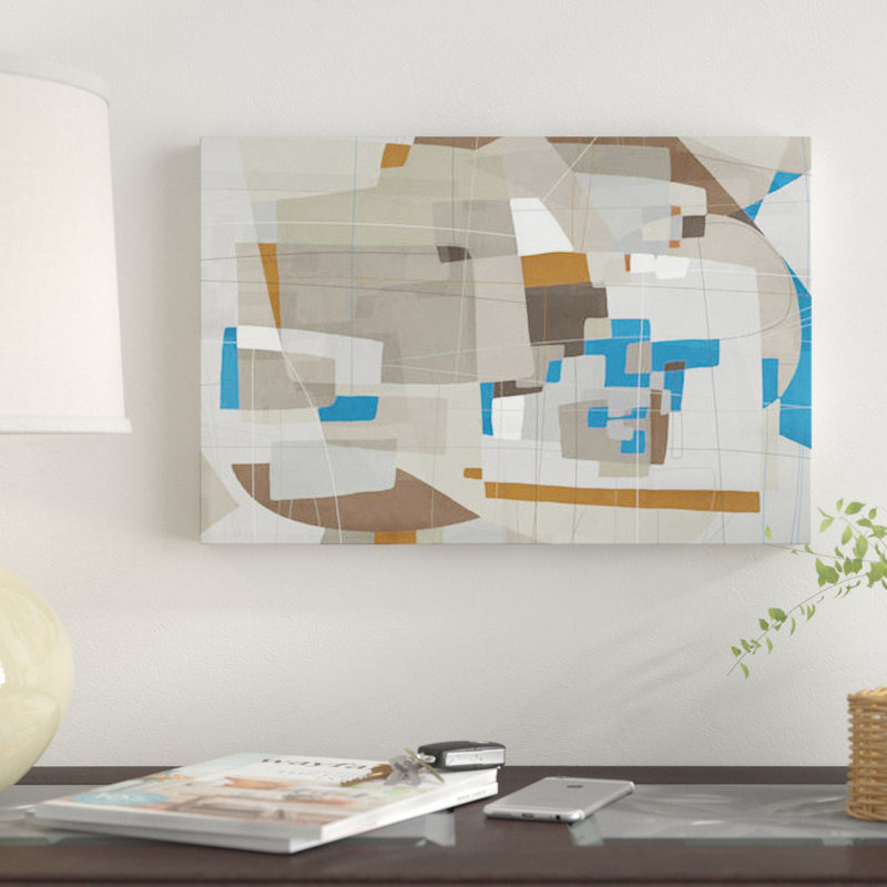 « somatique battement i », impression sur toile, H 8 po x l 12 po x P 0,75 po, Pas de tapis, Toile tendue