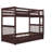 Twin-Over-Twin Bunk Bed With Ladders And Two Storage Drawers-487840665