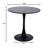 Round Table,  Dining Table, MDF Top And Steel Base Tulip Round Kitchen Table, Mid Century Coffee Table