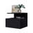 Augusta Floating Nightstand With 2-Tier Shelf And 1-Drawer