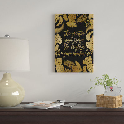 « the accru your storm », reproduction d’impression sur toile