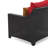 Fionnula 3 - Person Patio Conversation Set with Cushions-19504843