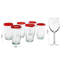 6 verres de collection mexicains recyclés-946697835