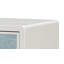 Console blanc perle et argent scintillant