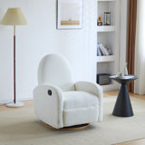 Midian Modern  Recliner Chair with 360° Swivel And Glider Base