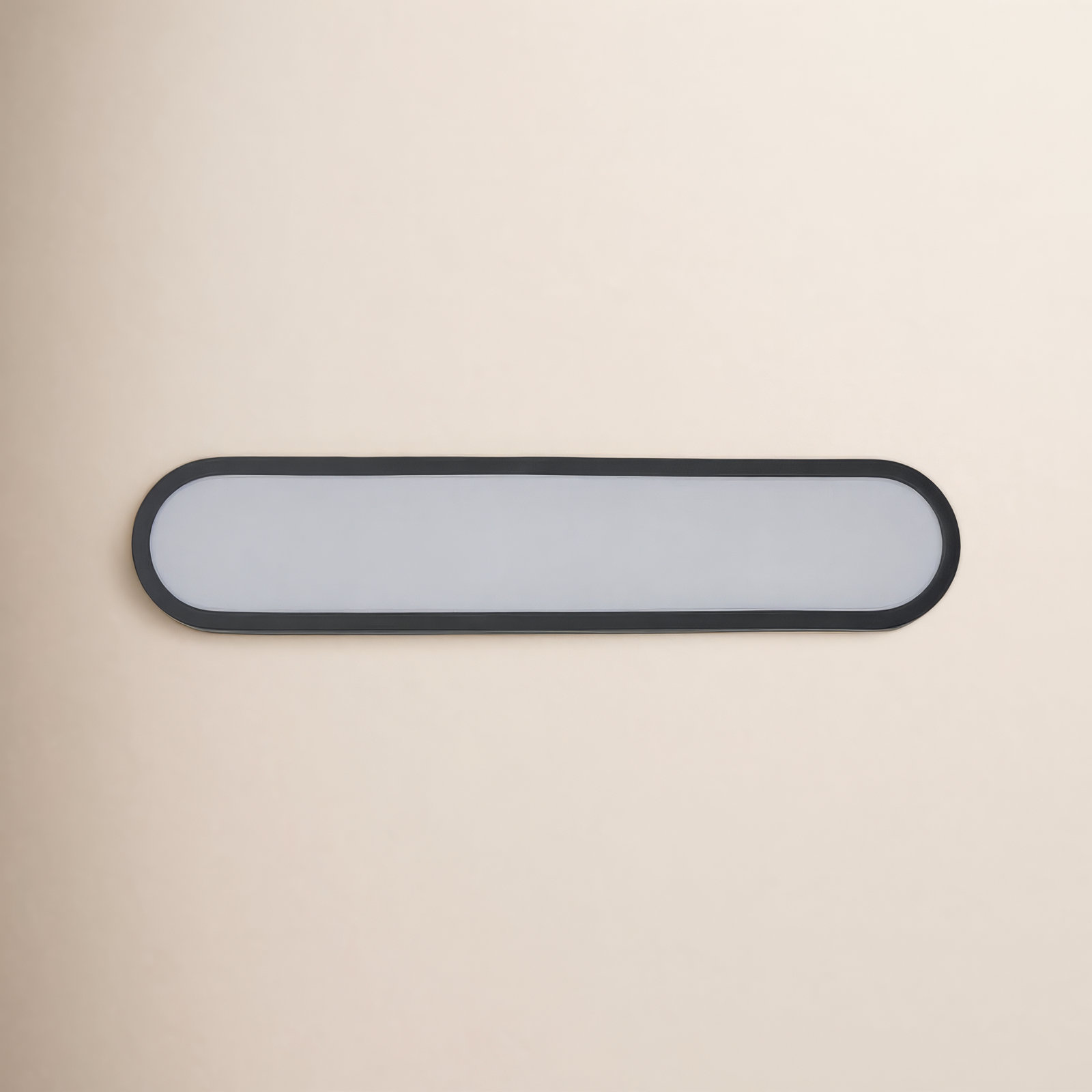 Single Dimmable LED Bath Bar, 24", Black/White
