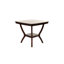 Table de salle à manger à hauteur de comptoir transitionnelle avec tablette et 4 chaises en bois massif
