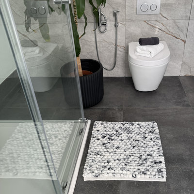 Rylann Marble Square Bath Mat