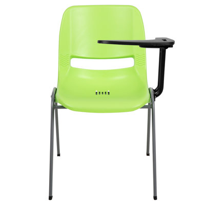 Westley Ergonomic Shell Chair with Left Handed Flip-Up Tablet Arm