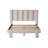 Modern Velvet Upholstered Platform Bed Frame with High Headboard, Vertical Channel Tufted Slatted Base, No Box Spring Required-1426644316-1426644317