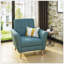 Fauteuil club en tissu Mid Stitch-981955885