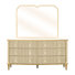 Commode carrée avec miroir Scotts - Champagne clair