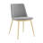 Tortez Velvet Upholstered Metal Side Chair-627103769
