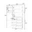Garde-manger autoportant 35,5 po x 17,6 po x 70,9 po Topmax-675419978