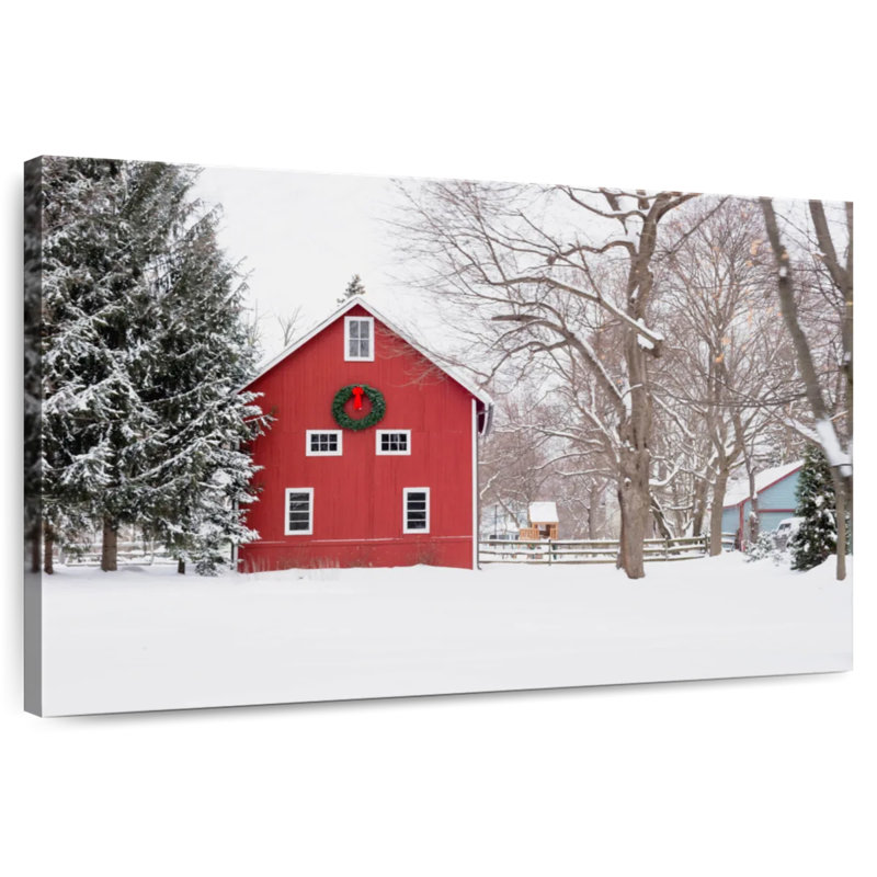Lilie Red Christmas Barn