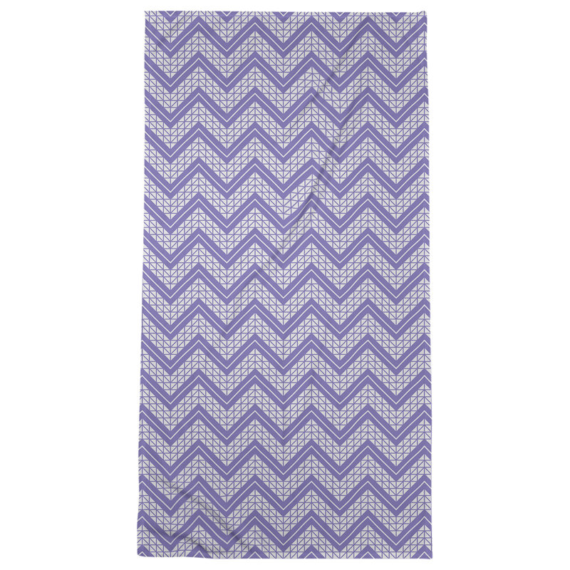 Stephenie Bath Towel, Light Purple/Off White