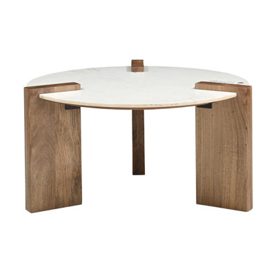 Kianie Marble Top Single Coffee Table