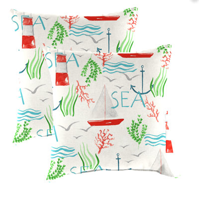 16" x 16" Outdoor Throw Pillow (Set of 2)