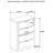 Florenz 4-drawer Bedroom Chest Black-1310603332