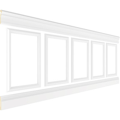 Panneau de lambris H 36 po x l 94 1/2 po x P 1/2 po