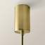 1 - Light Brushed Gold Pendant