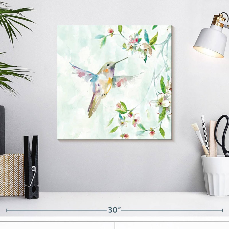Brampt Delicate Hummingbird I, 16" H x 16" W