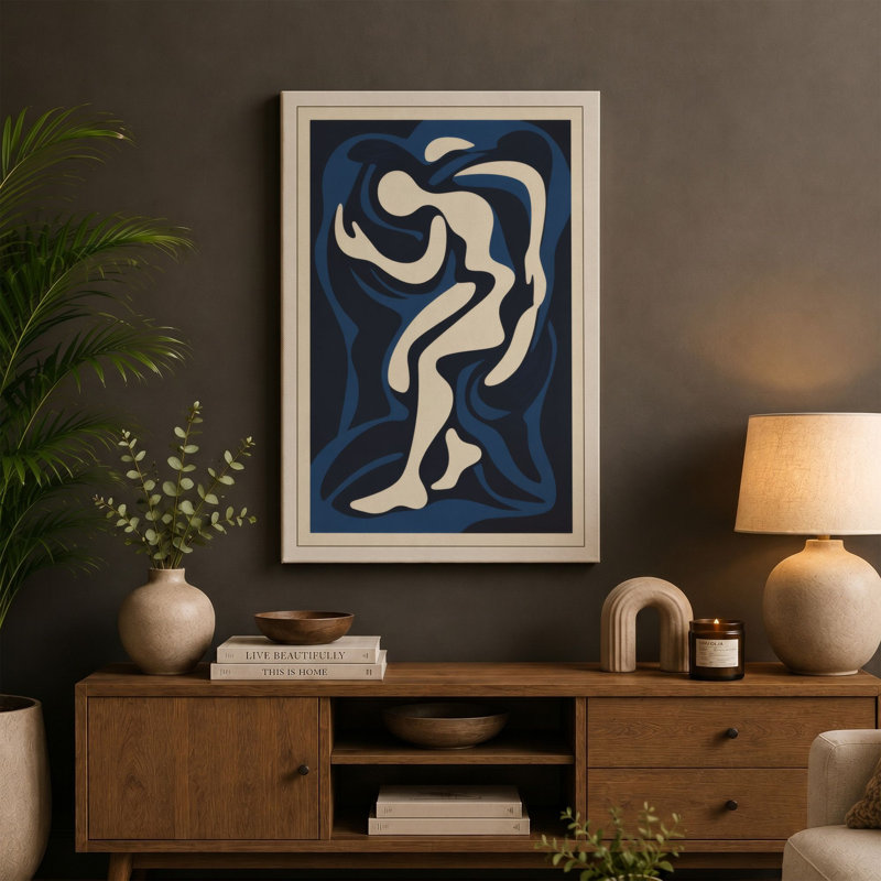 Print, 24x16 - 61.0 x 40.6 cm, Teal Border