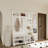 Hall Tree with Shoe Bench and Pegboard-102210438