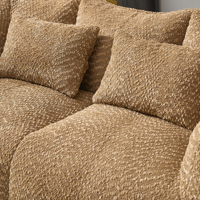 Chenille pour la lecture dans le salon, Brun