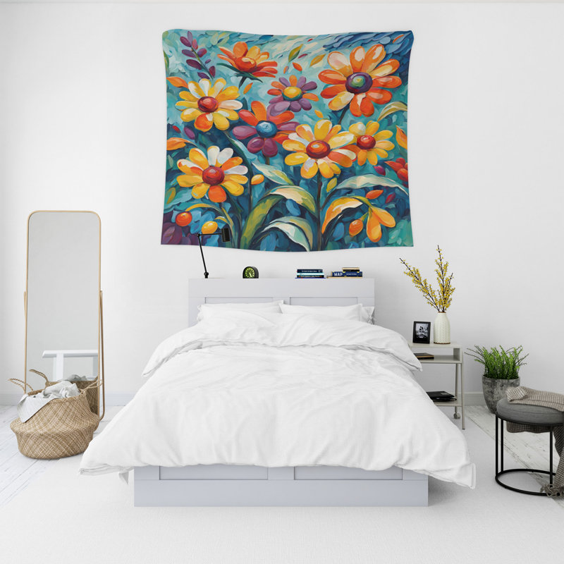 Tapisserie murale, H 60 po x l 51 po x P 0,5 po