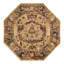 Tapis abstrait brun / rouge Alameda-2054621499