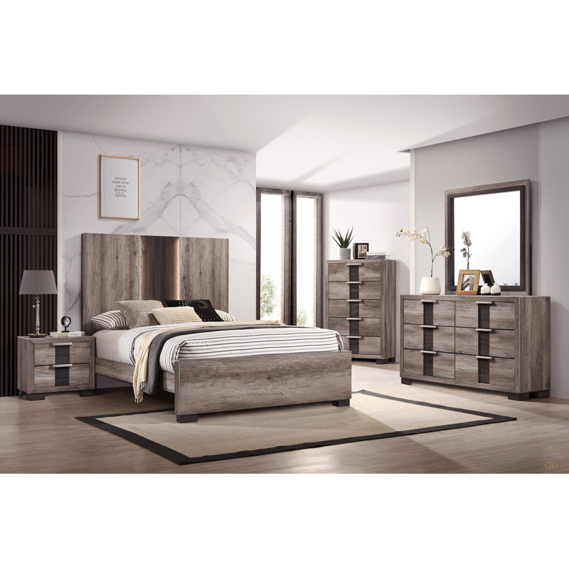Table de chevet contemporaine 1pc