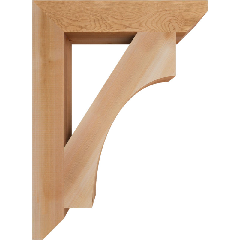 Support en bois Westlake, Cèdre rouge, H 30 po x l 3,5 po x P 22 po