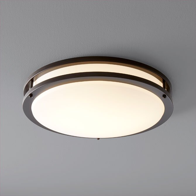 Winsted 1 - Light 17.75" Simple Drum LED Flush Mount