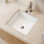 Lavabo de salle de bain encastré en porcelaine vitrifiée 16 pouces Cantrio PS-105