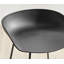 Lotti Elegant & Minimalist Moulded Plastic Kitchen Breakfast Bar Stool - Modern Sleek Design-72299287-71877461