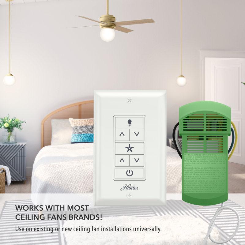 Télécommandes universelles pour ventilateur de plafond et commande murale