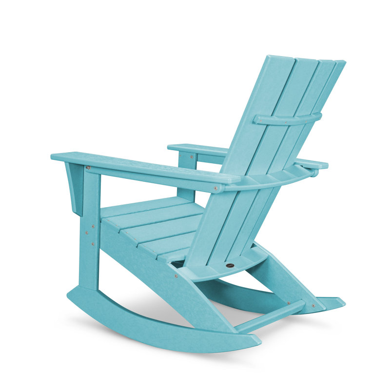 Chaise berçante POLYWOOD Quattro Adirondack, Aruba