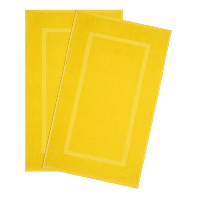 100% Cotton Bathmats for Bathroom, 2 Pack Soft Absorbent 20x34 inches Quick Drying Floor Mats