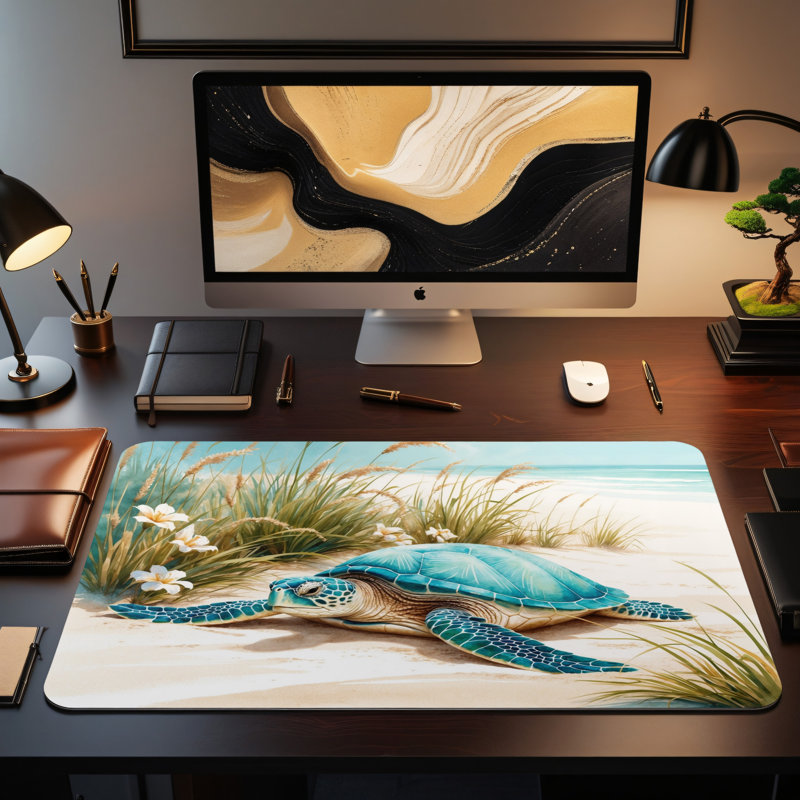 Polyester Desk Pad, 31.5x15.5