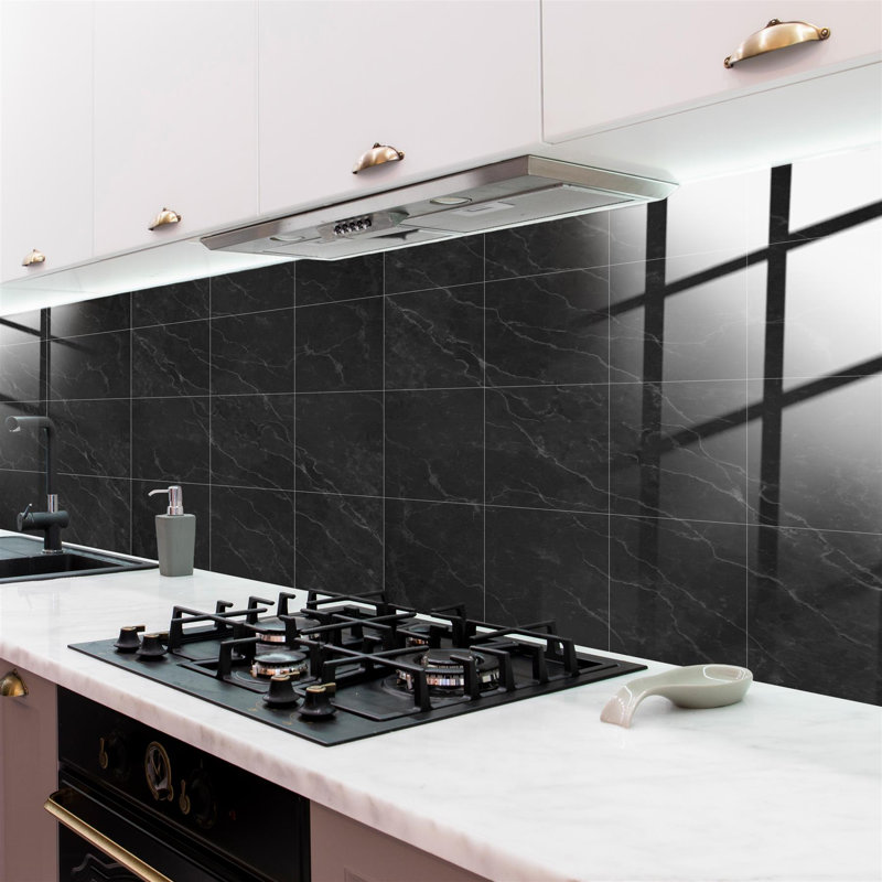 Brizia 38.71cm W x 38.71cm L Vinyl Peel and Stick Mosaic Tile